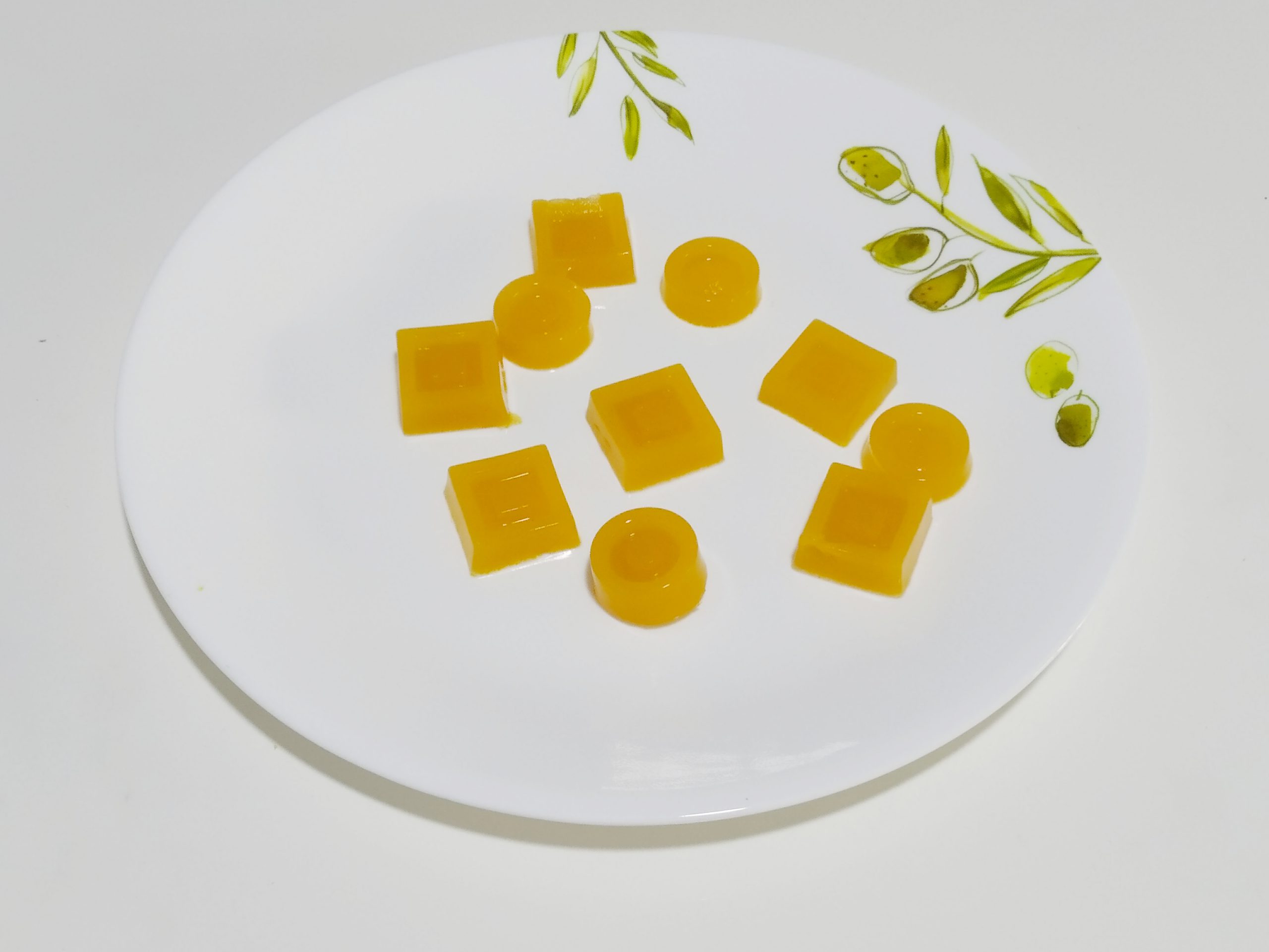 Homemade mango jelly recipe made with agar agar