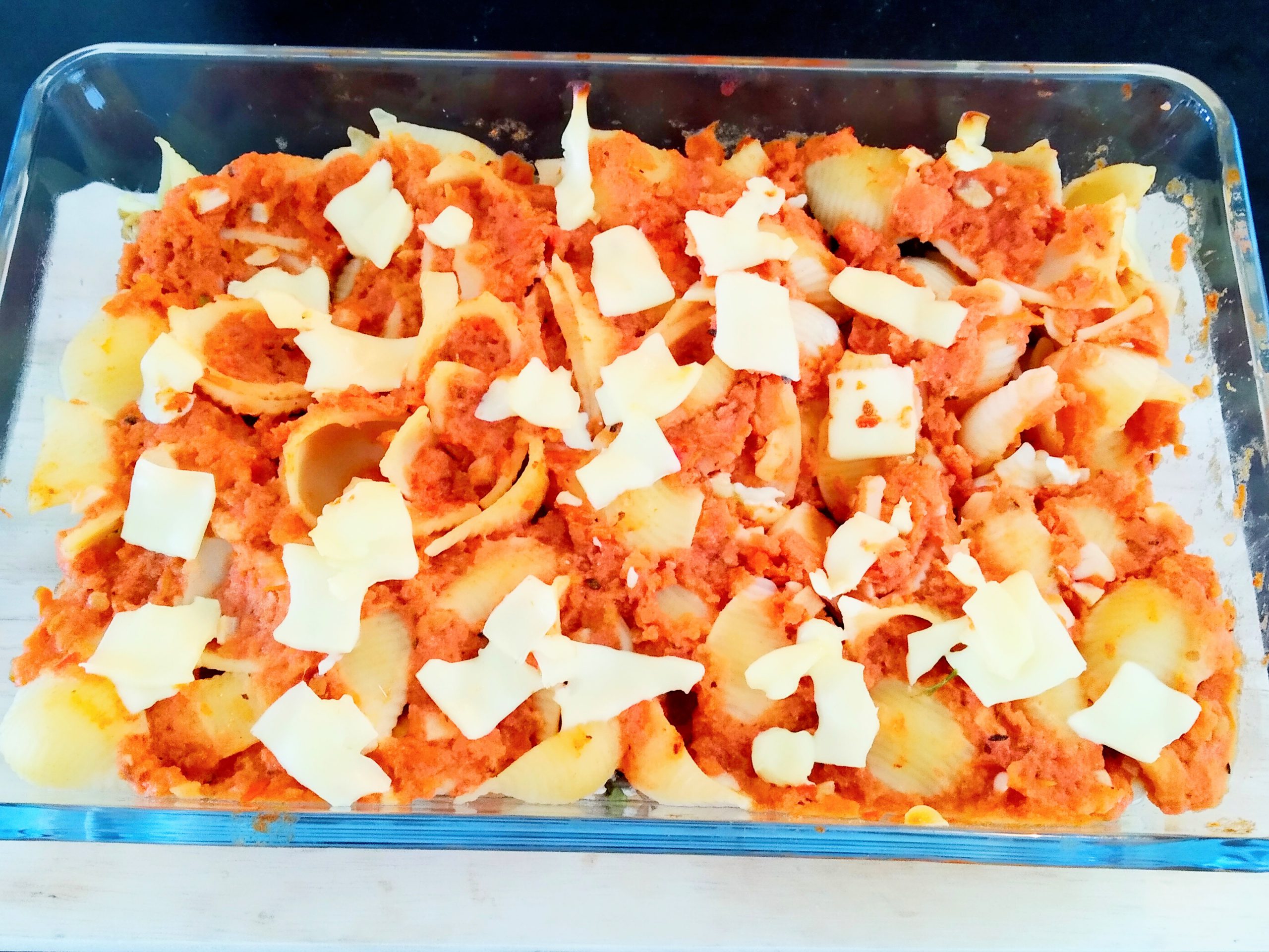 Baked stuffed shells