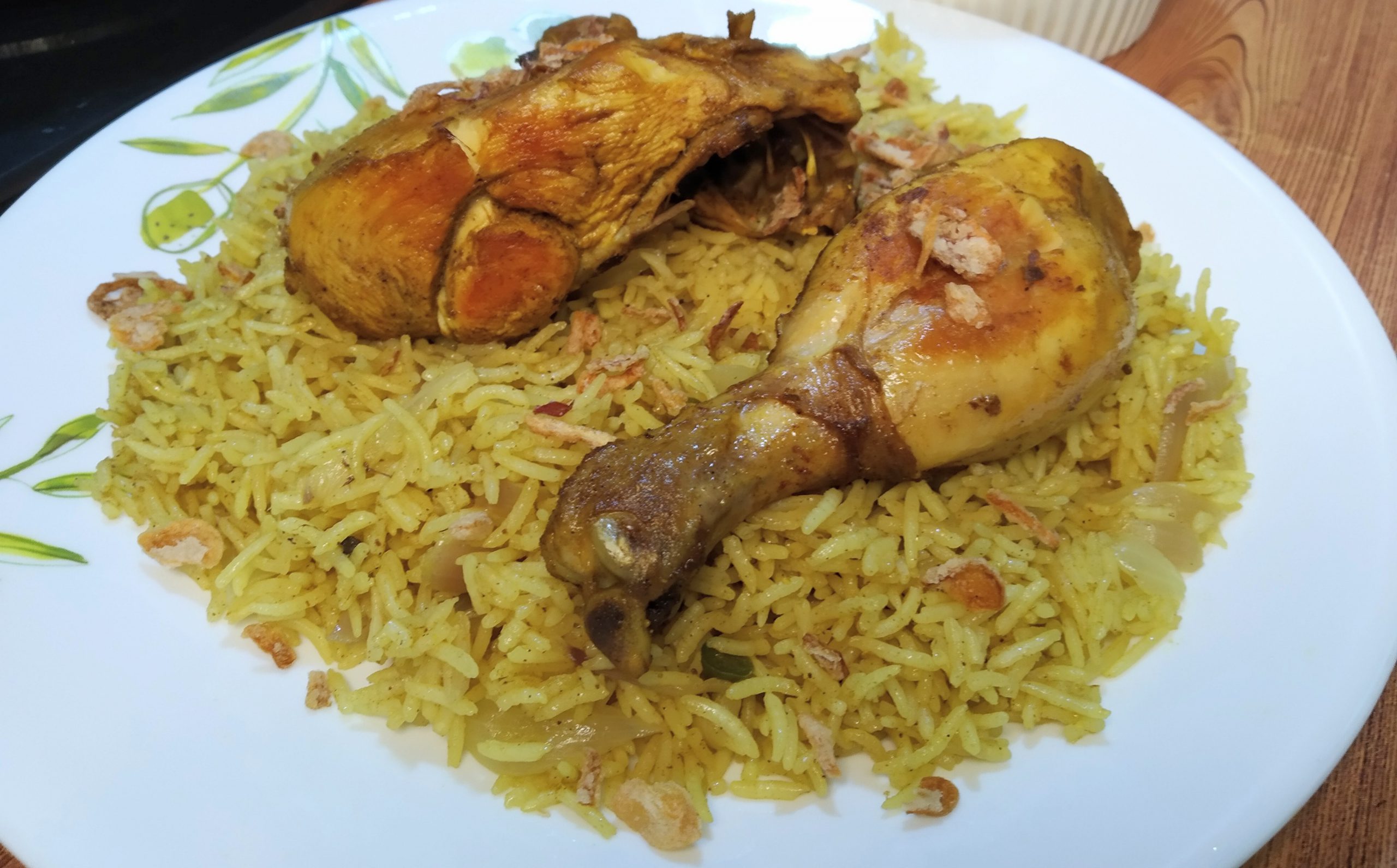 Homestyle chicken mandi